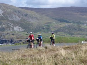 cycling near Glencolmcille, Donegal, Ireland