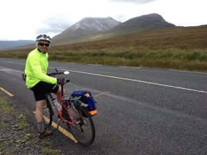 Ireland bike tour. Mount Errigal. Cycling Holiday with Ireland by Bike