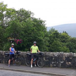 On the Wild Atlantic Way while cycling in Ireland with Donegal company "Ireland by Bike."