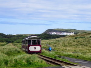 Cycling along Bushmills Heritage Railway Causeway Coast tour with Ireland by Bike Cycling holidays Ireland