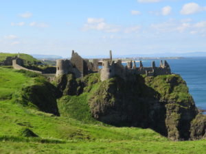 Dunluce Castle on Causeway Coast bike tour route with Ireland by Bike