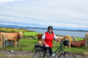 cycling along Donegal Bay Ireland