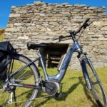 E-bike at Lime Kiln near Glencolmcille seen during Ireland by Bike cycling tour