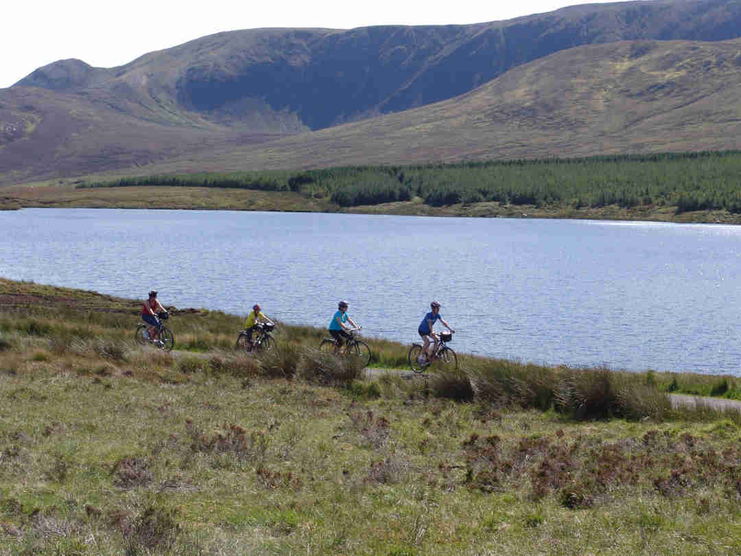 Cycling through Irish Boglands