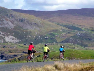 Cycling near Glencolmcille, County Donegal, Ireland