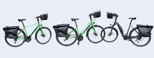 Selection of Bicycles for hire from Ireland by Bike