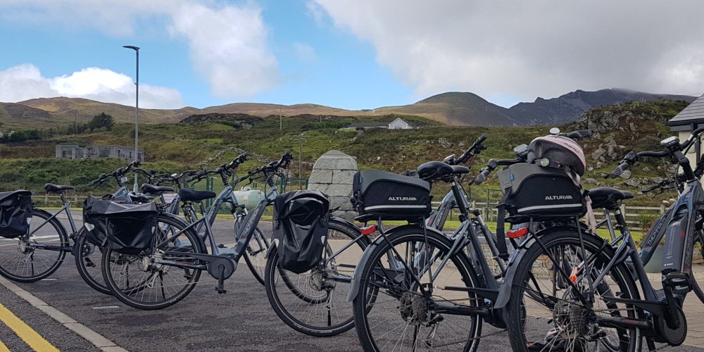 Bicycles at Teelin, Donegal